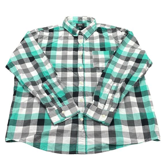 Urban Pipeline Long‎ Sleeve Button Down Plaid Casual Shirt Men's Size XL - Picture 1 of 8